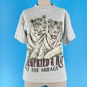 90s Siegfried & Roy at the Mirage tshirt 1990s vintage